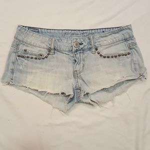 American eagle distressed shorts
